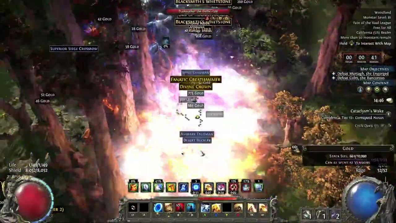 BlackFlame Covenant Flame Breath Build POE2 // Map Clearing