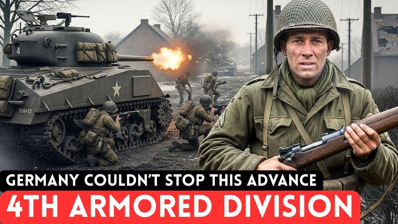 Fall Asleep To | The Complete History of the 4th Armored Division | WW2 Relaxing War Documentary
