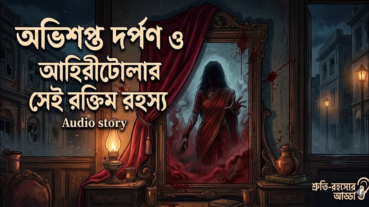 অভিশপ্ত দর্পণ: আহিরীটোলার সেই হাড়হিম করা রক্তিম রহস্য | Bengali Horror Audio Story | 