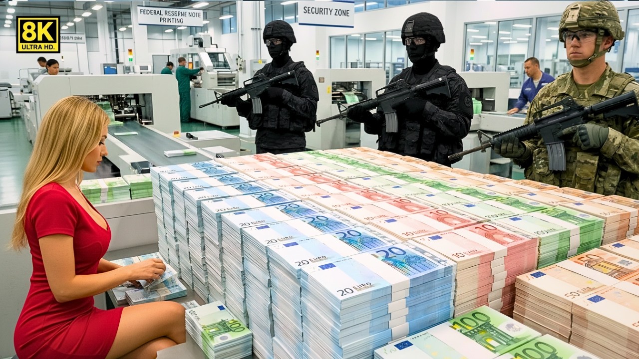 Inside Europe Secret Factory How Euro Banknotes Are Printed, Secured & Protected From Counterfeiters