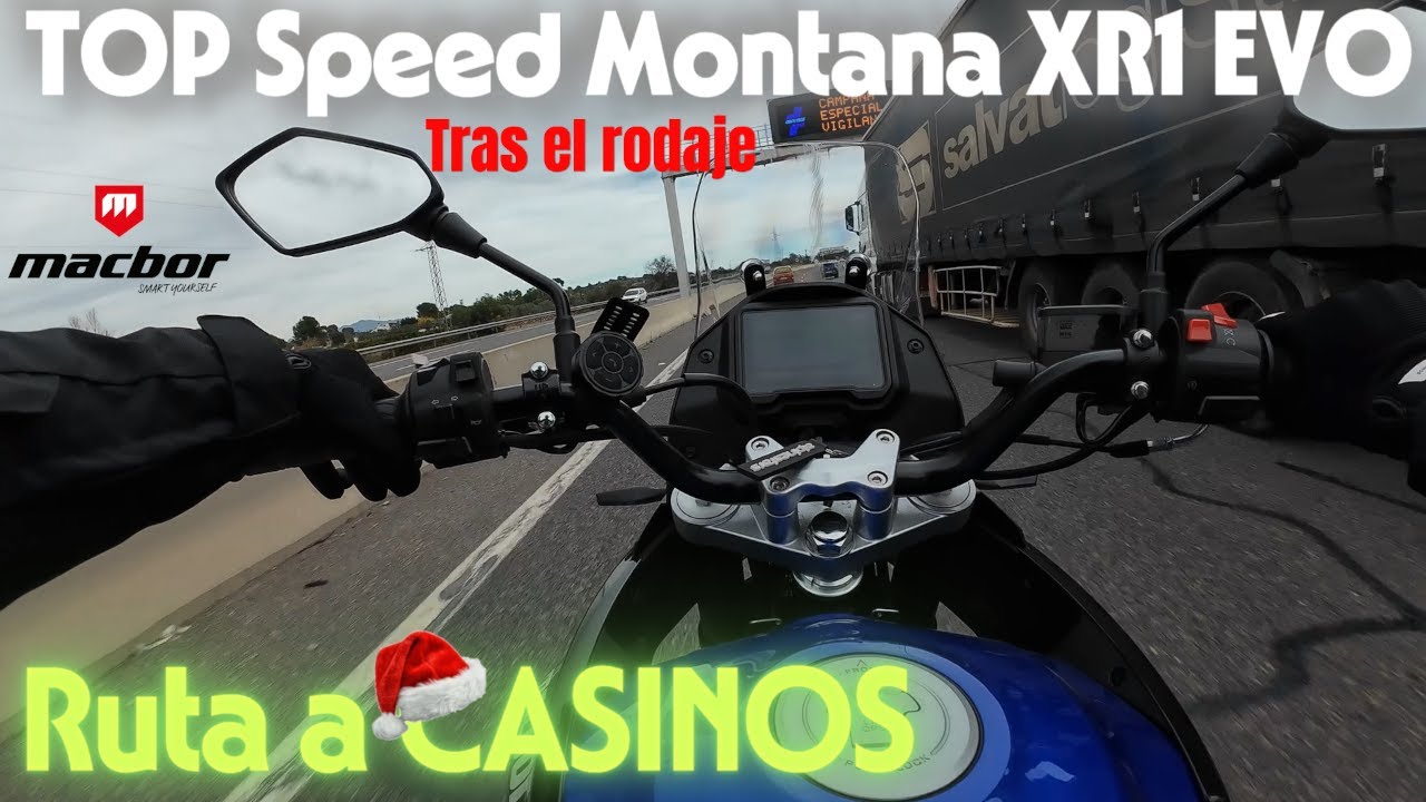 TOP SPEED Montana XR1 EVO tras el RODAJE | RUTA a Casinos con la XR1 EVO