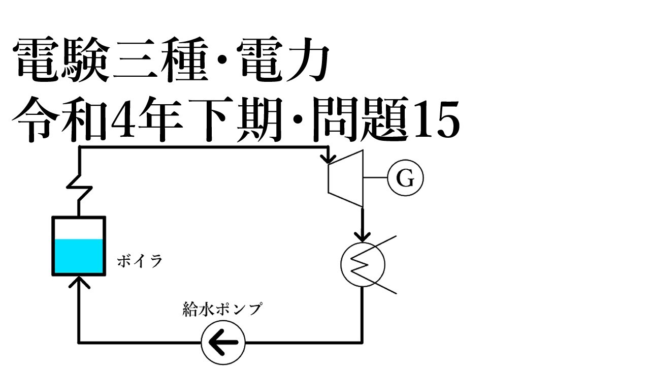電験三種・電力・令和4年下期・問15