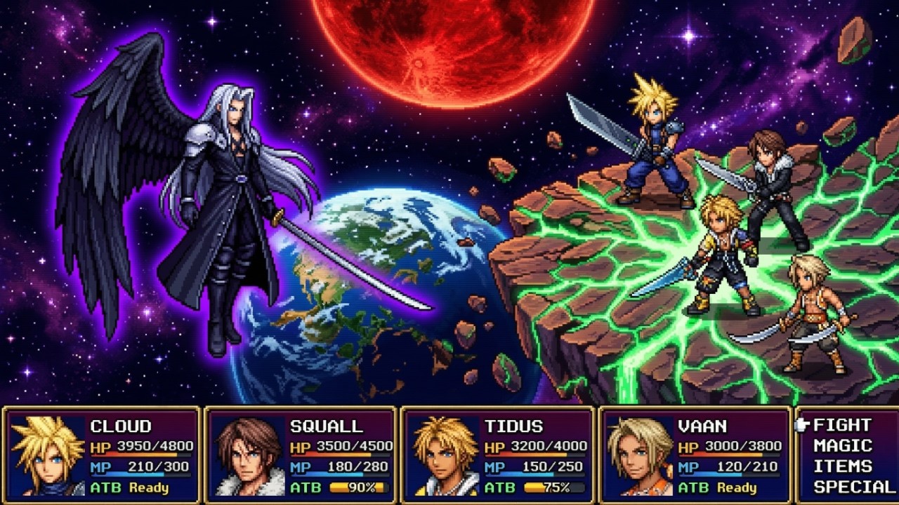 One Last Stand Against Sephiroth – Epic Fantasy Battle Mix | Final Fantasy Inspired Visuals