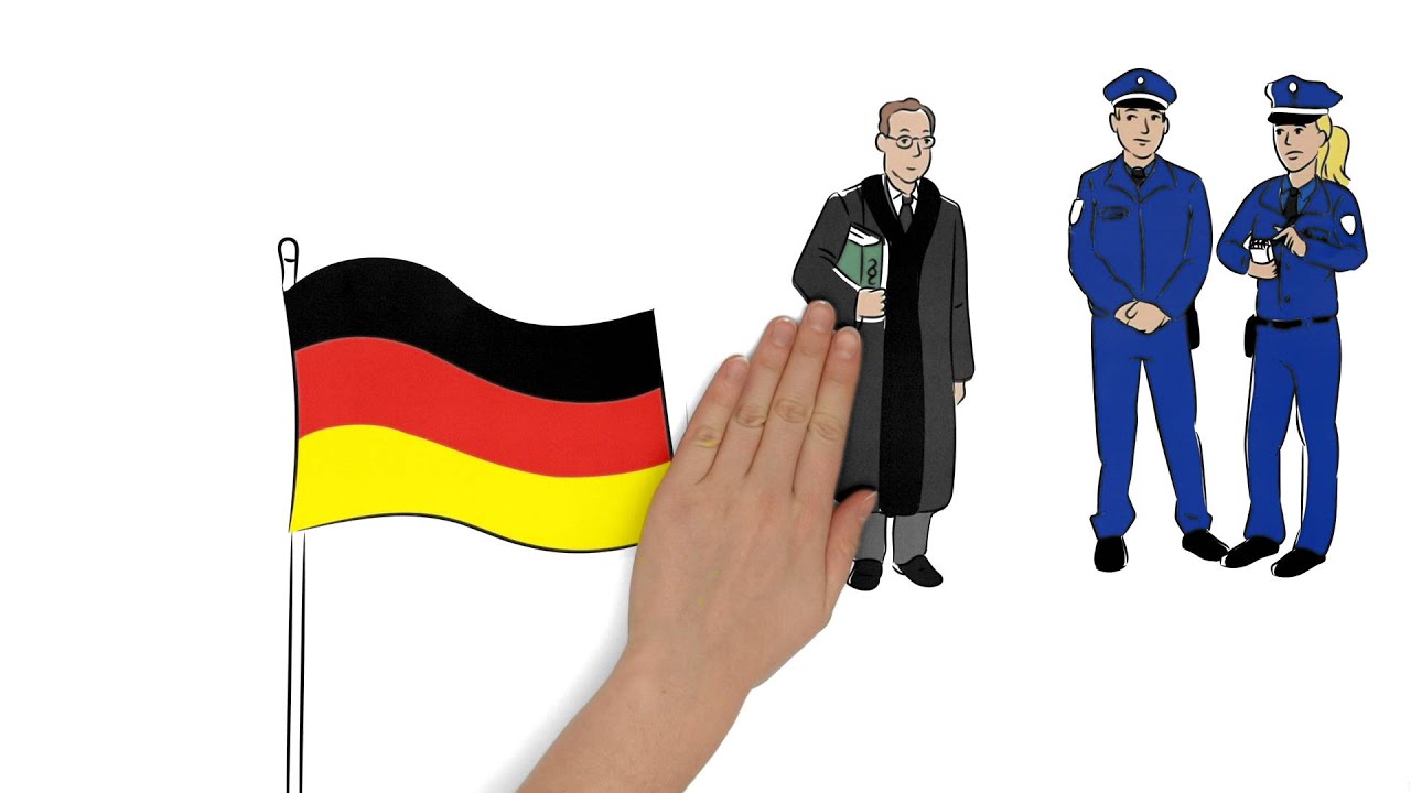 Unity. Compliance. Freedom. That is how the constitutional state in Germany works. - Bayern