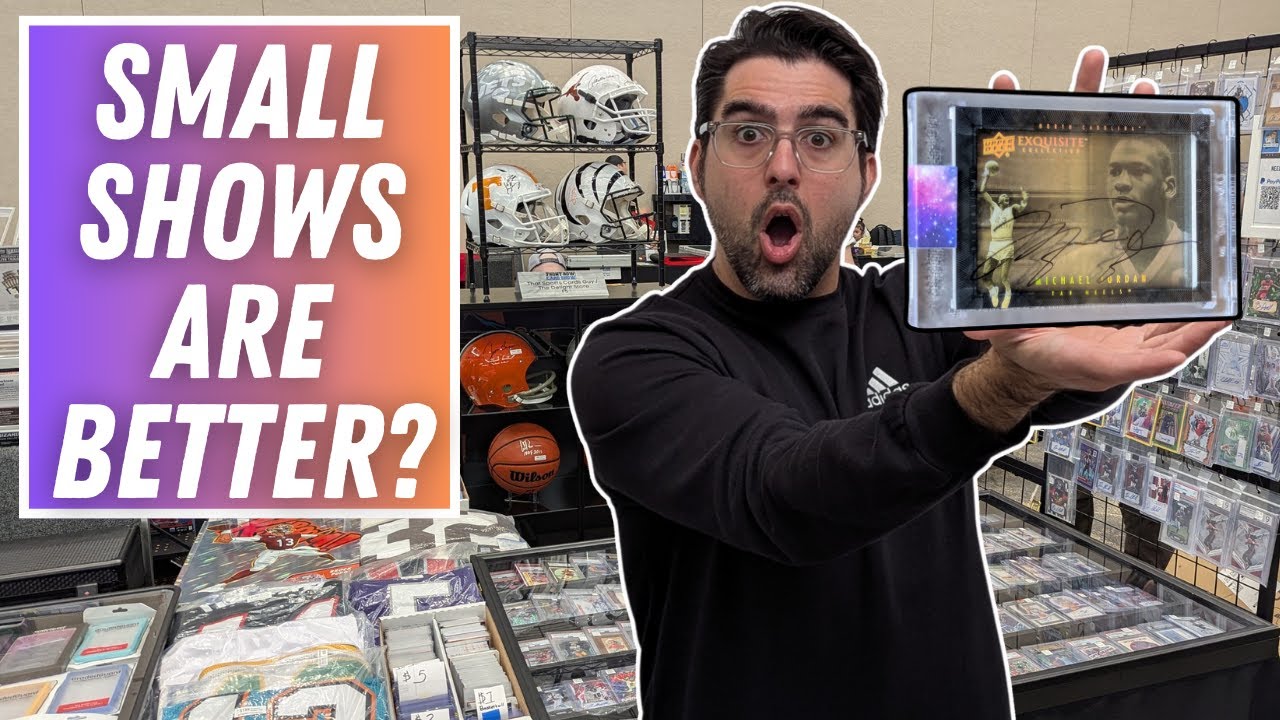 Small Local Sports Card Shows are Better Than You Think, but WHY?