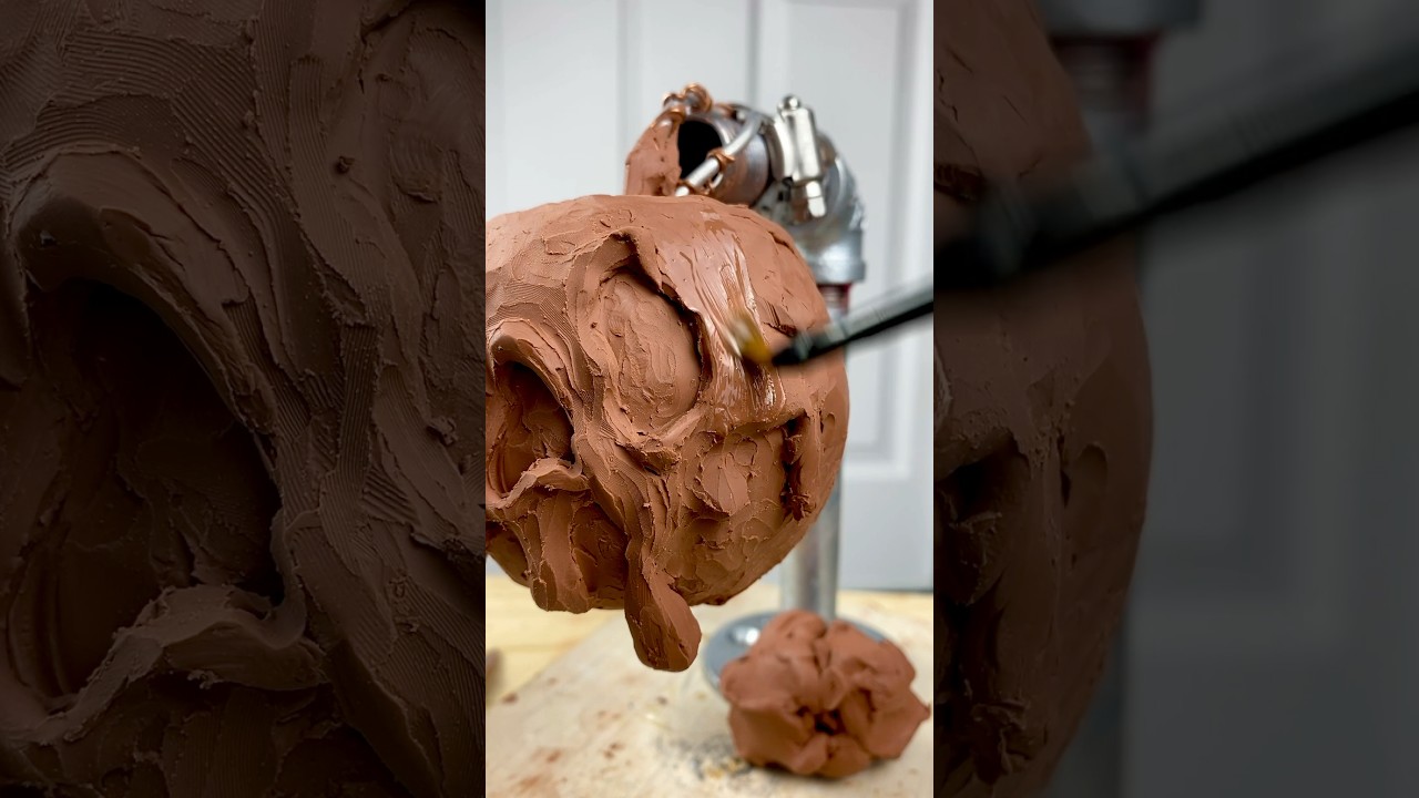 Sculpting character   #clay #clayart #sculpturing #claycrafts #figuresculpting #art