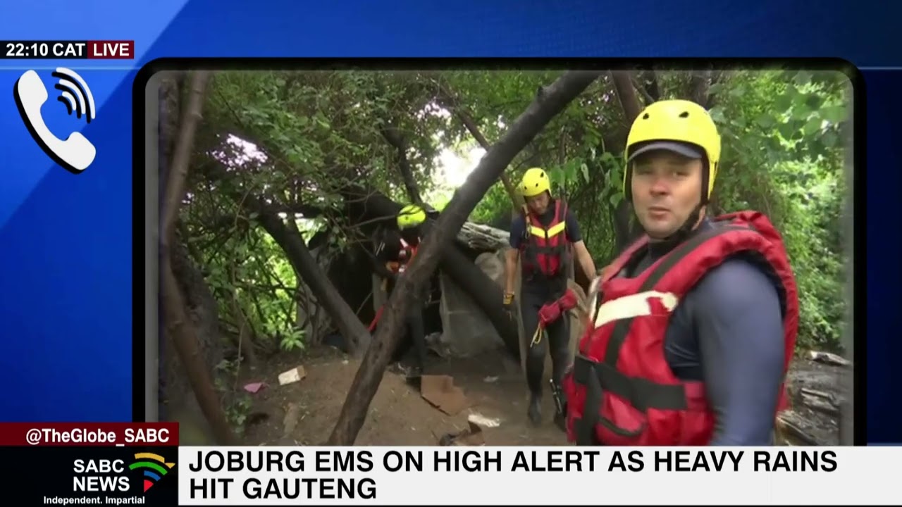 Joburg EMS on high alert as heavy rains hit Gauteng