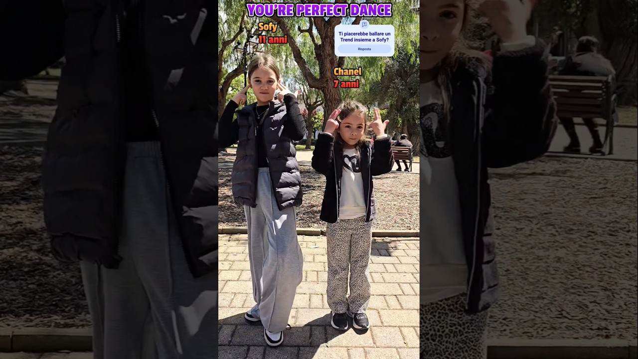 Sofy balla un Trend insieme ad una sua piccola Fan!🤭 YOU'RE PERFECT Dance con Chanel di 7 anni!