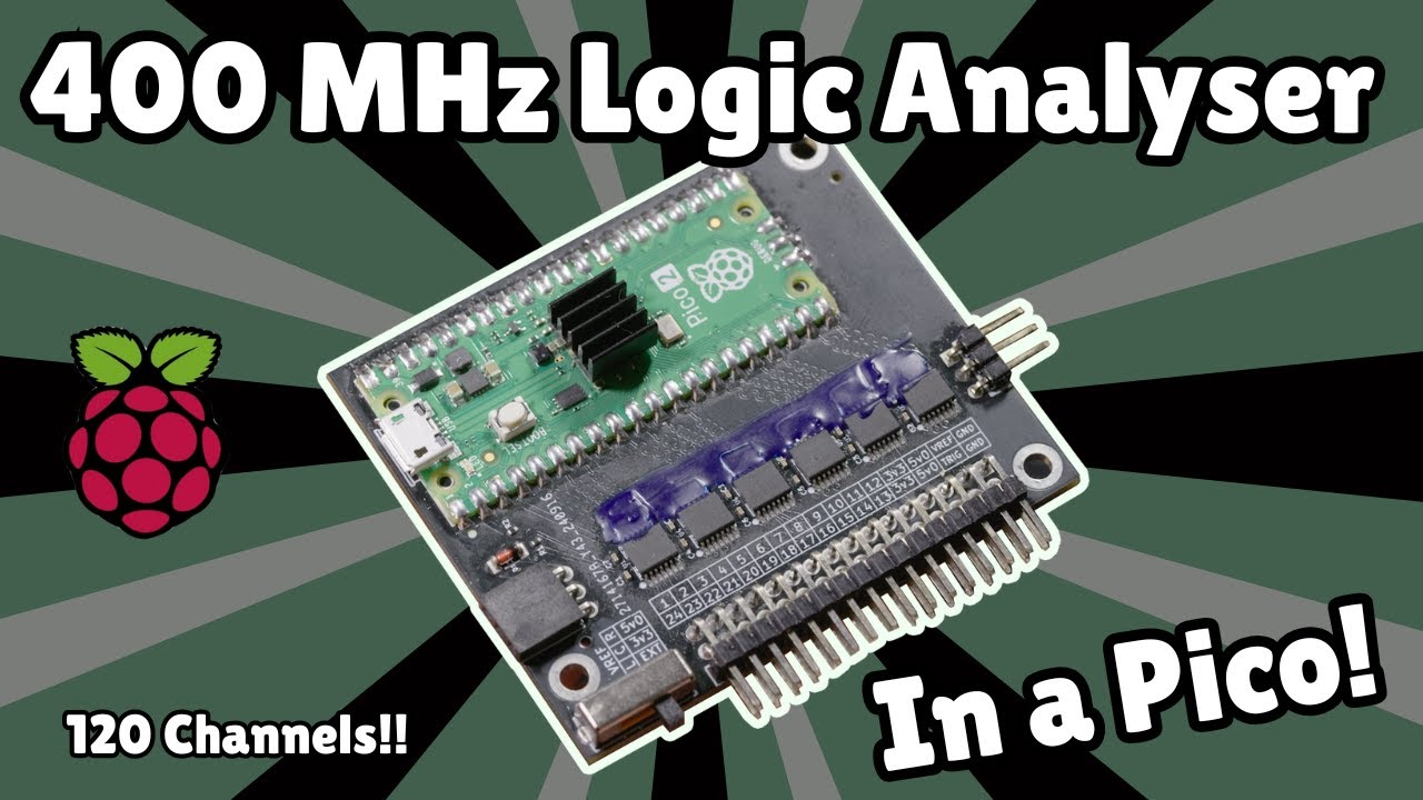 Turn your Pico into a 400MHz 24 Channel Logic Analyser