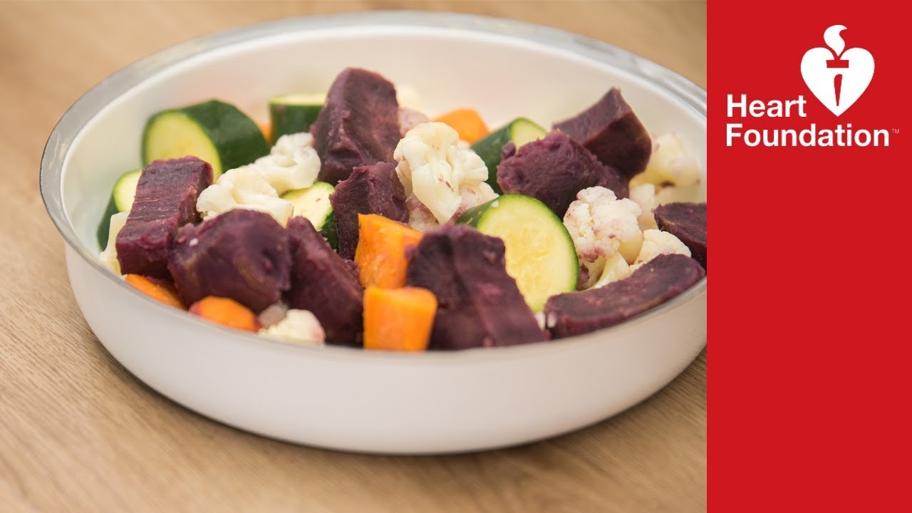 The Basics - Steamed Vegetables Recipe | Heart Foundation NZ