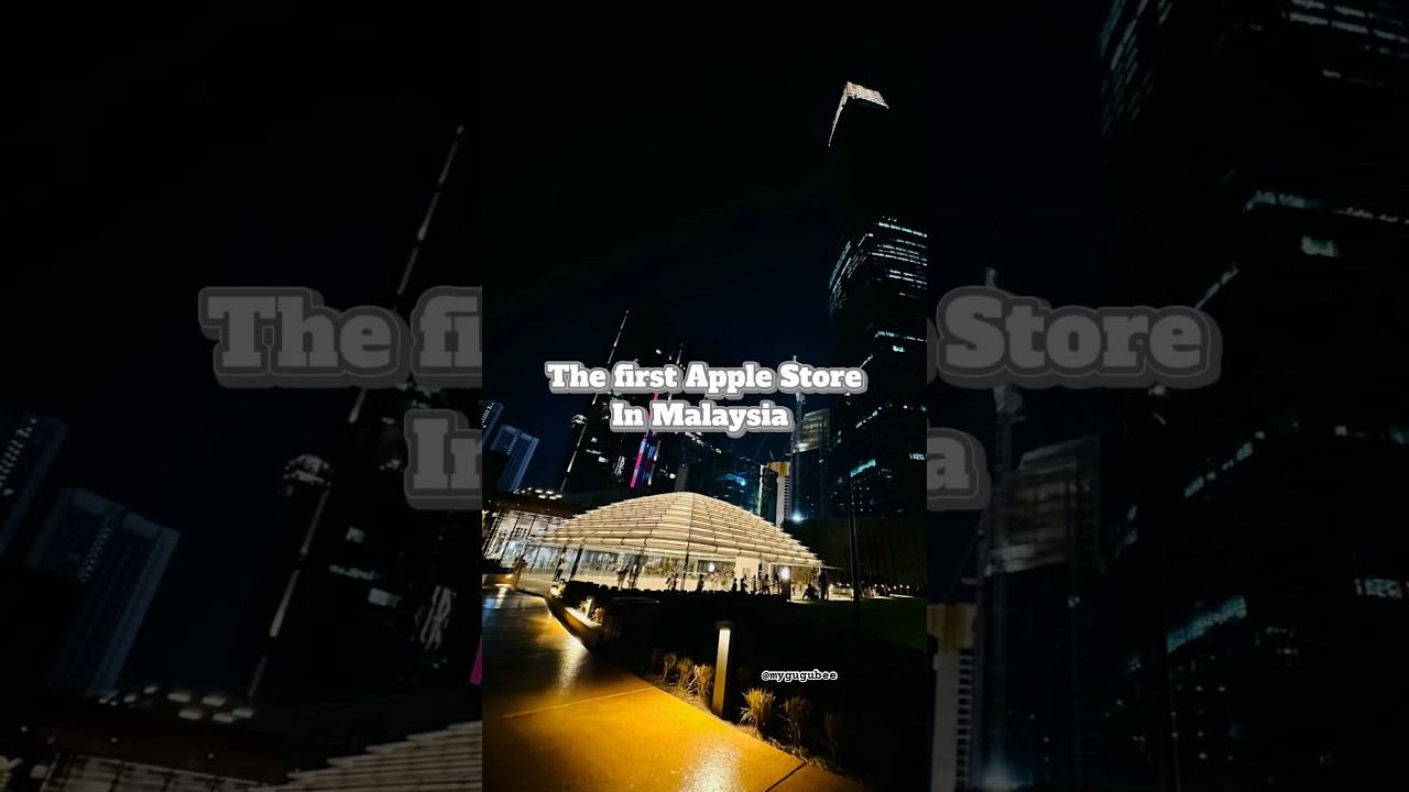 🇲🇾 Malaysia 1st Apple Store @ The Exchange TRX #Apple #AppleStore #TRX