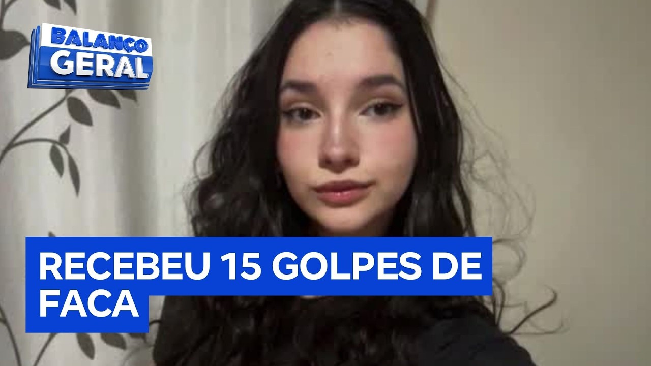 Jovem atacada a golpes de faca recebe alta após um mês internada no Rio de Janeiro