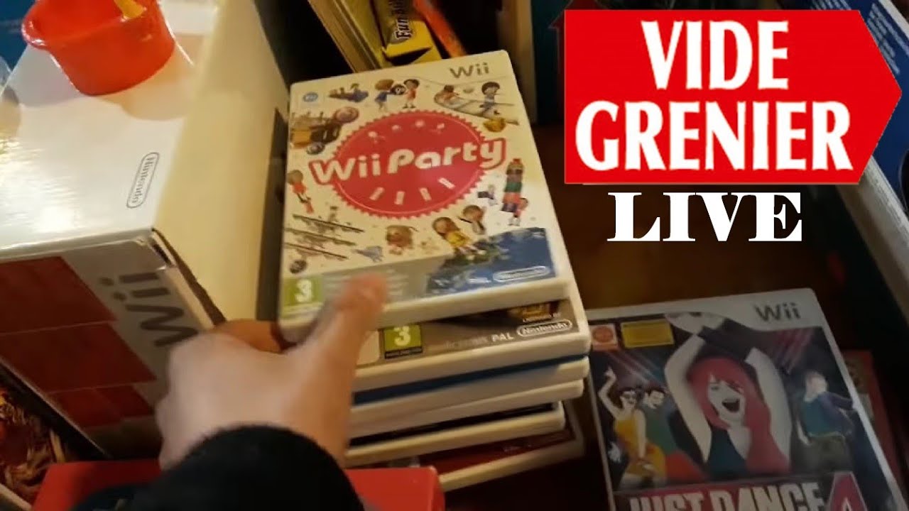 Vide Grenier Live - Brocante 2 consoles (avec du rétro) et un jeu de société vintage !