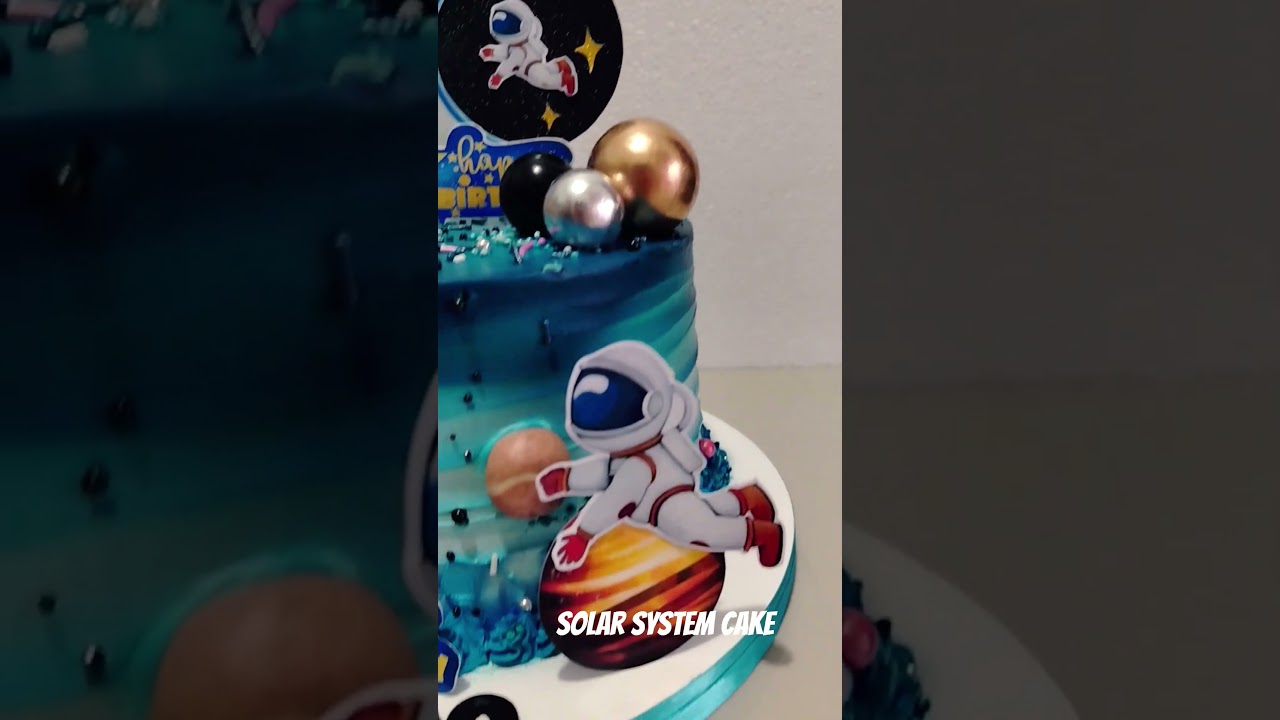 solar system cake #cakedesigning #cakedesigning #cakedecorating