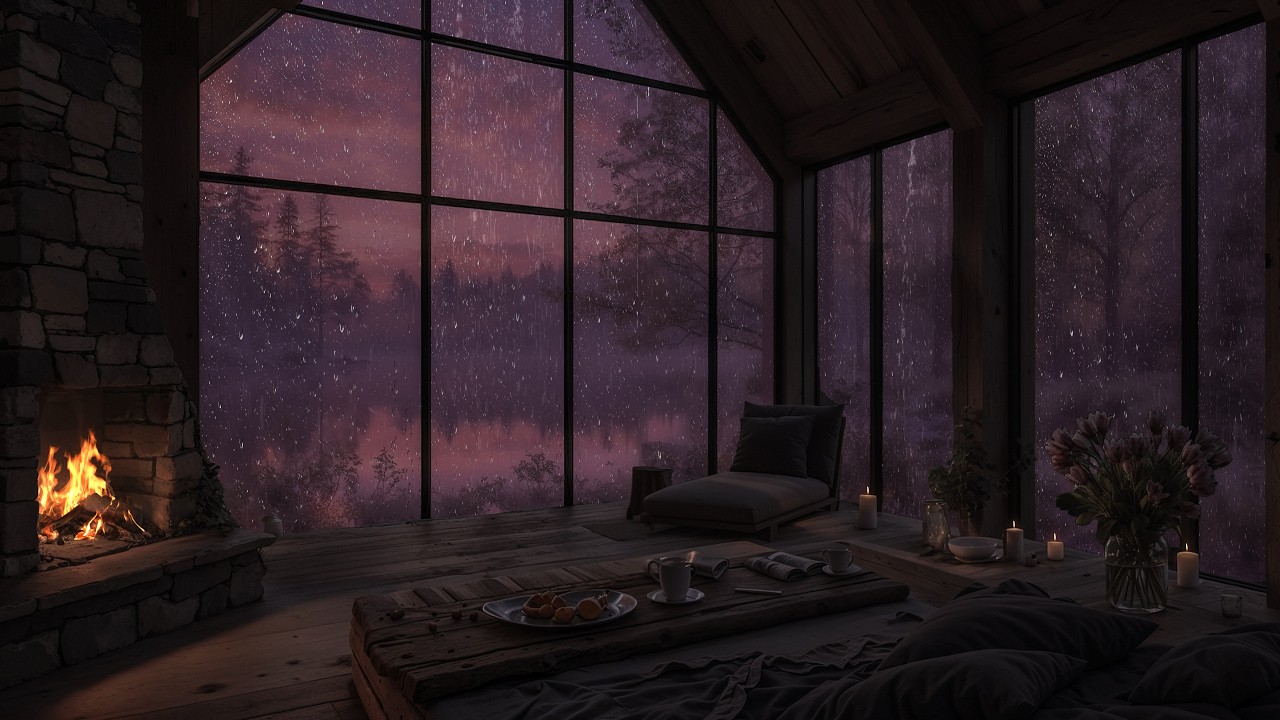 Frescura del Bosque Lluvioso en la Habitación | Ambiente Perfecto para Sueño Reparador