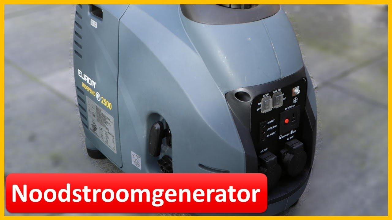 Review Eurom 2500 Noodstroom-Generator | Aggregaat | Elektriciteit opwekken | Tips