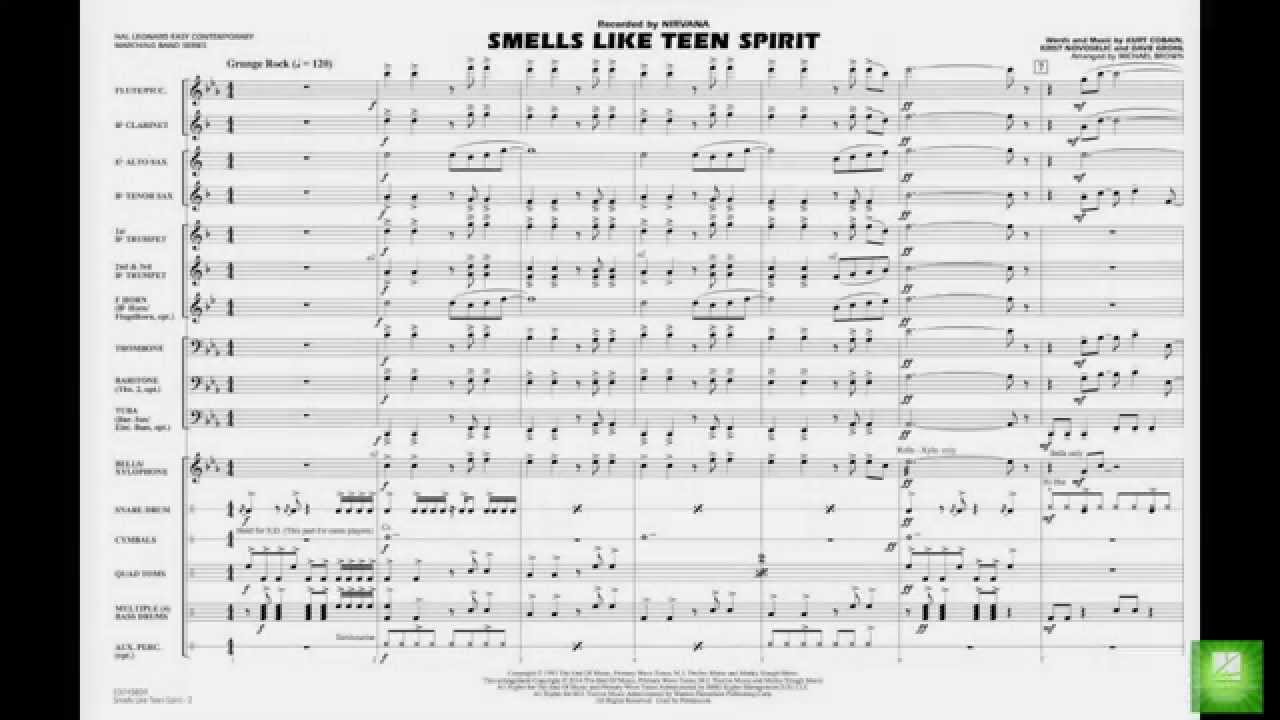 Smells Like Teen Spirit arranged by Michael Brown