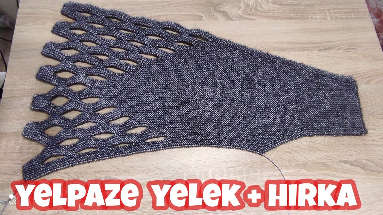 ÇOK İSTEDİNİZ BENDE YAPTIM 🤗❤️ V YAKA YELPAZE YELEK+HIRKA✓✓✓ yapılışı 2.bölüm @orguhocam