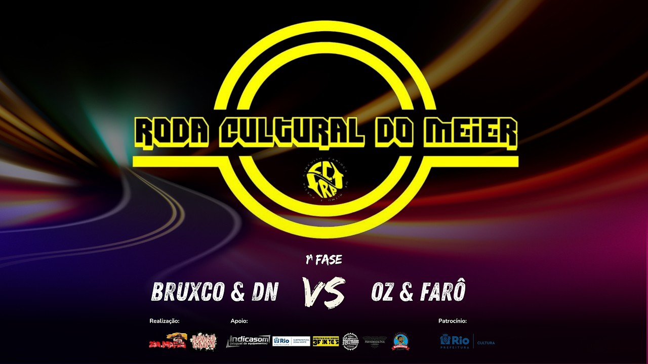 🔥🎤 Batalha de MC’s Duplas | BRUXCO & DN x OZ & FARÔ | 1ª Fase | Roda Cultural do Méier 🔥