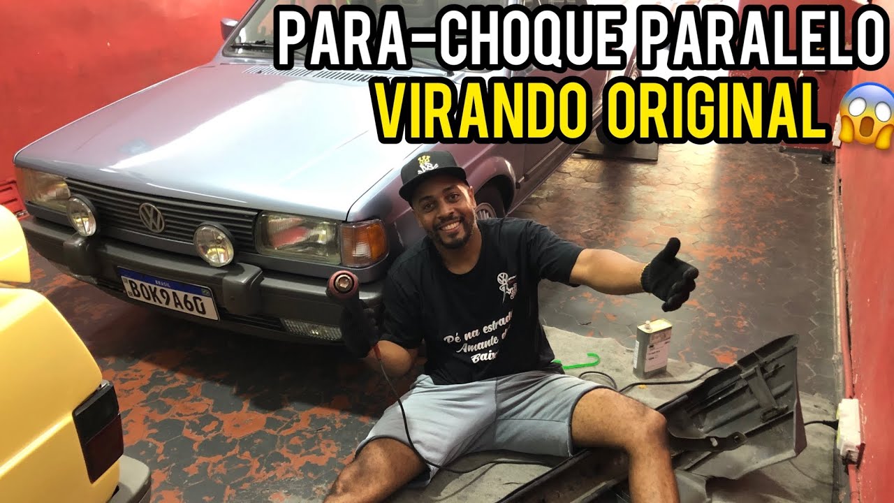DEIXAMOS O PARA-CHOQUE MAIS ORIGINAL QUE A PRÓPRIA VW!!!| AMANTE DOS BAIXOS