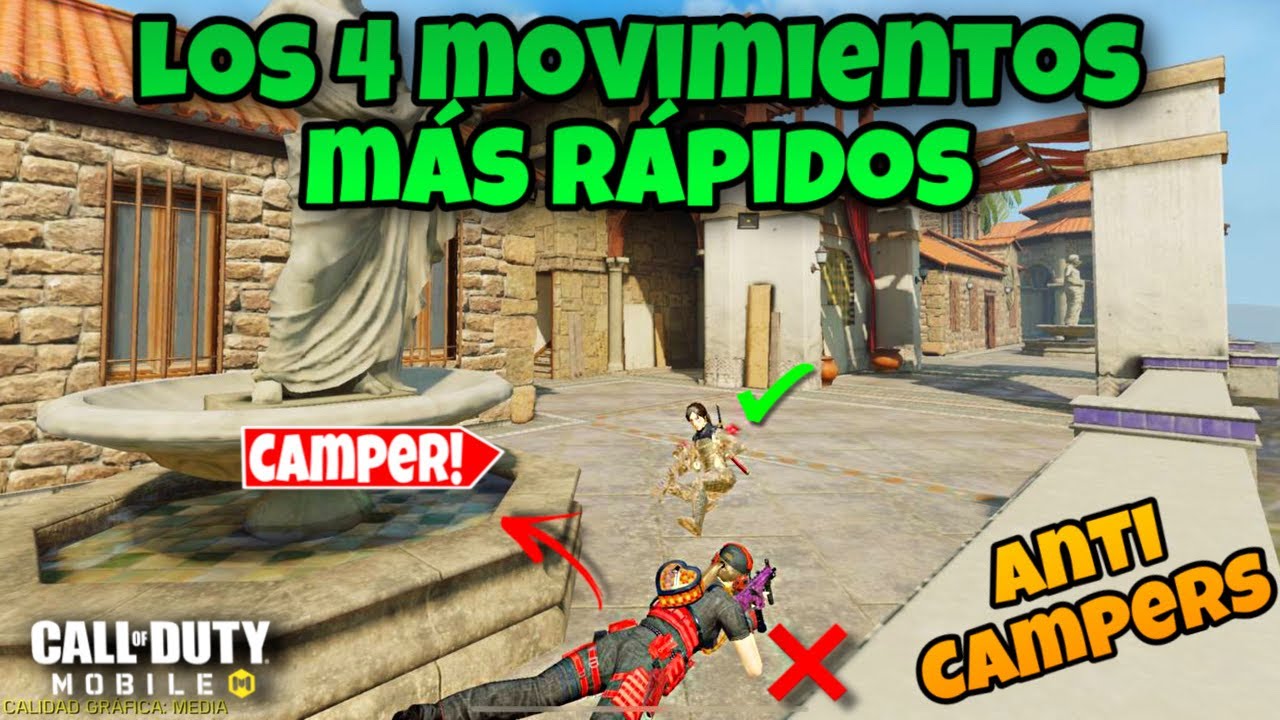LOS 4 MOVIMIENTOS QUE TODO PRO TIENE QUE SABER HACER EN COD MOBILE (COMO HACERLOS)