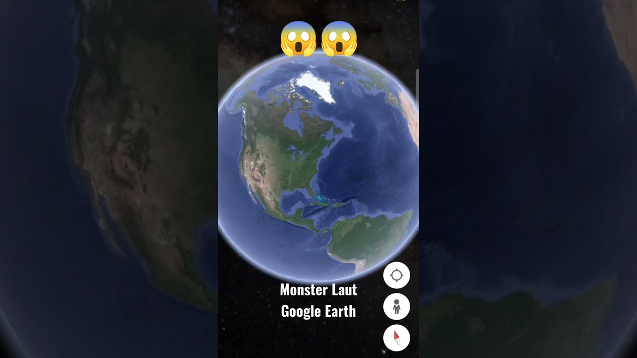 Nyata !! Penampakan Monster Laut  di Google Maps | Google Earth #shorts