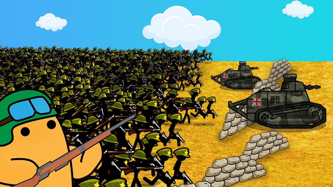 I made an Army so large it BROKE Stickman Trenches...