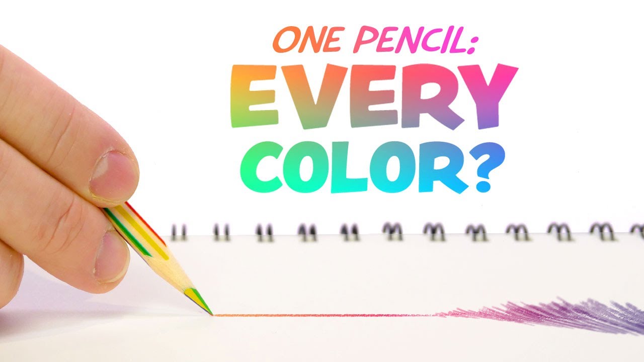 Can I DRAW with this "Rainbow Pencil"?...