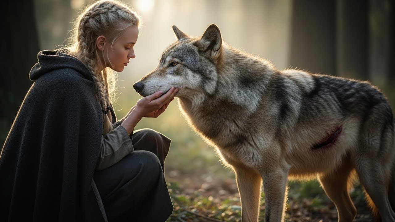 Ella curó a un lobo enjaulado sin saber quién era — al amanecer, el Rey Alfa la llamó “esposa”.
