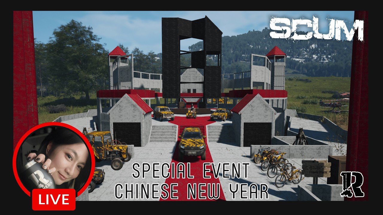 SCUM GAME :🔴Live: ADMIN ViCTORIA #5 : Special Event Chinese New Year