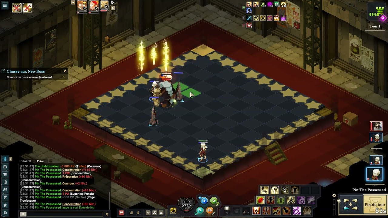 Wakfu - Farm Donjon Acad&eacute;mie Trool Stasis 4 en 1 Tour