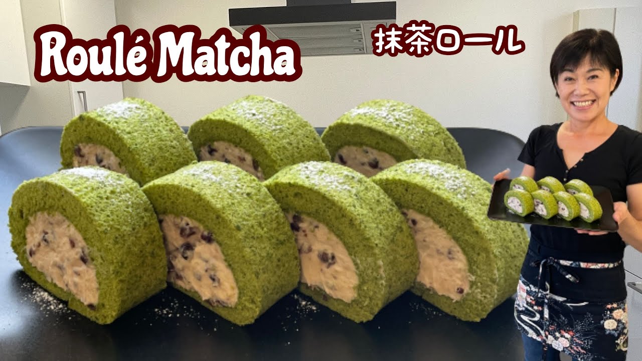 Recette gateau Roulé Matcha avec un moule Origami / Cuisine Japonaise / Kumiko Recette