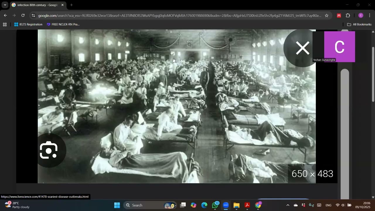 Infection Control In Health Care by Yeshan Gunasinghe