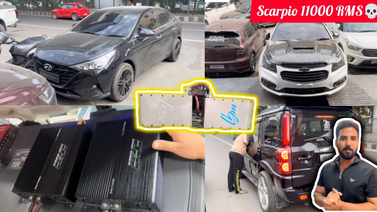 Scorpio LBM MK3 11000 Rms🔥padosi hue pareshan🤣 Black verna Loudest Door pods with dead bonce mids🔥