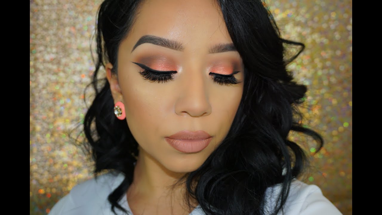 Too Faced Sweet Peach Palette Makeup Look