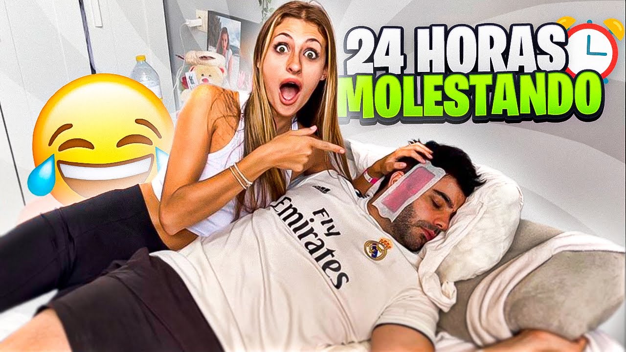 24 HORAS MOLESTANDO A MI NOVIO!!