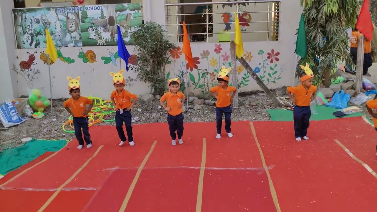 Kangaroo Jump | My Choice School #motorskill #bestschool #lohegaon | #preschool #sports #activities