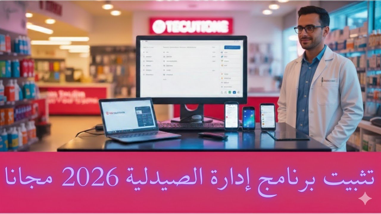 تثبيت برنامج إدارة الصيدلية 2026 مجانا | بسيط وعملى 100 %