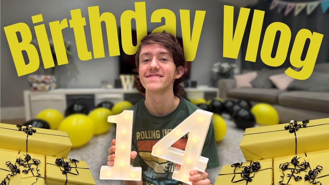 Will's 14th Birthday Vlog 🎂 Opening Presents, Family Traditions & Birthday Interview