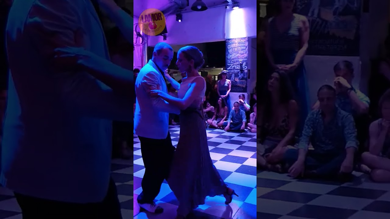 bailan Delfina Pissani y Diego Valero en La Mordidita Tango
