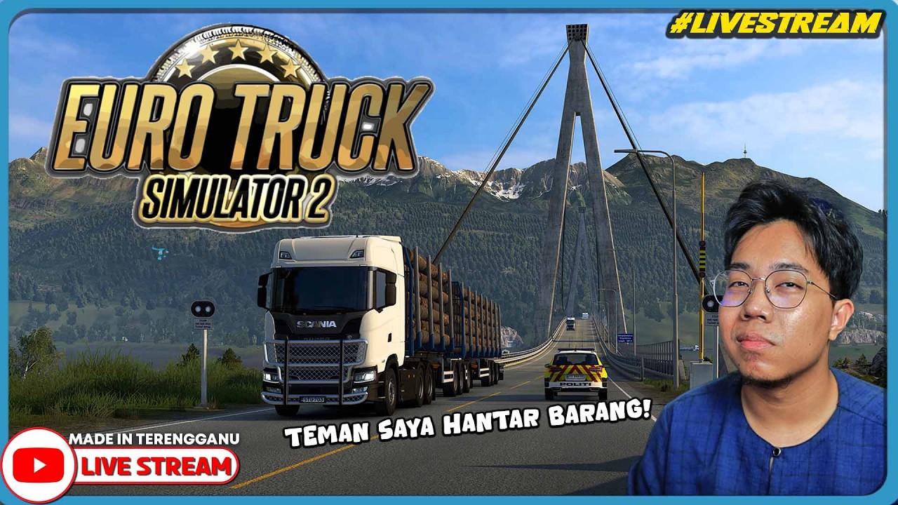 MALAM NI SAYA JADI DRIVER LORI SEKEJAP! ||🔴 Euro Truck Simulator 2 (Malaysia) #Livestream