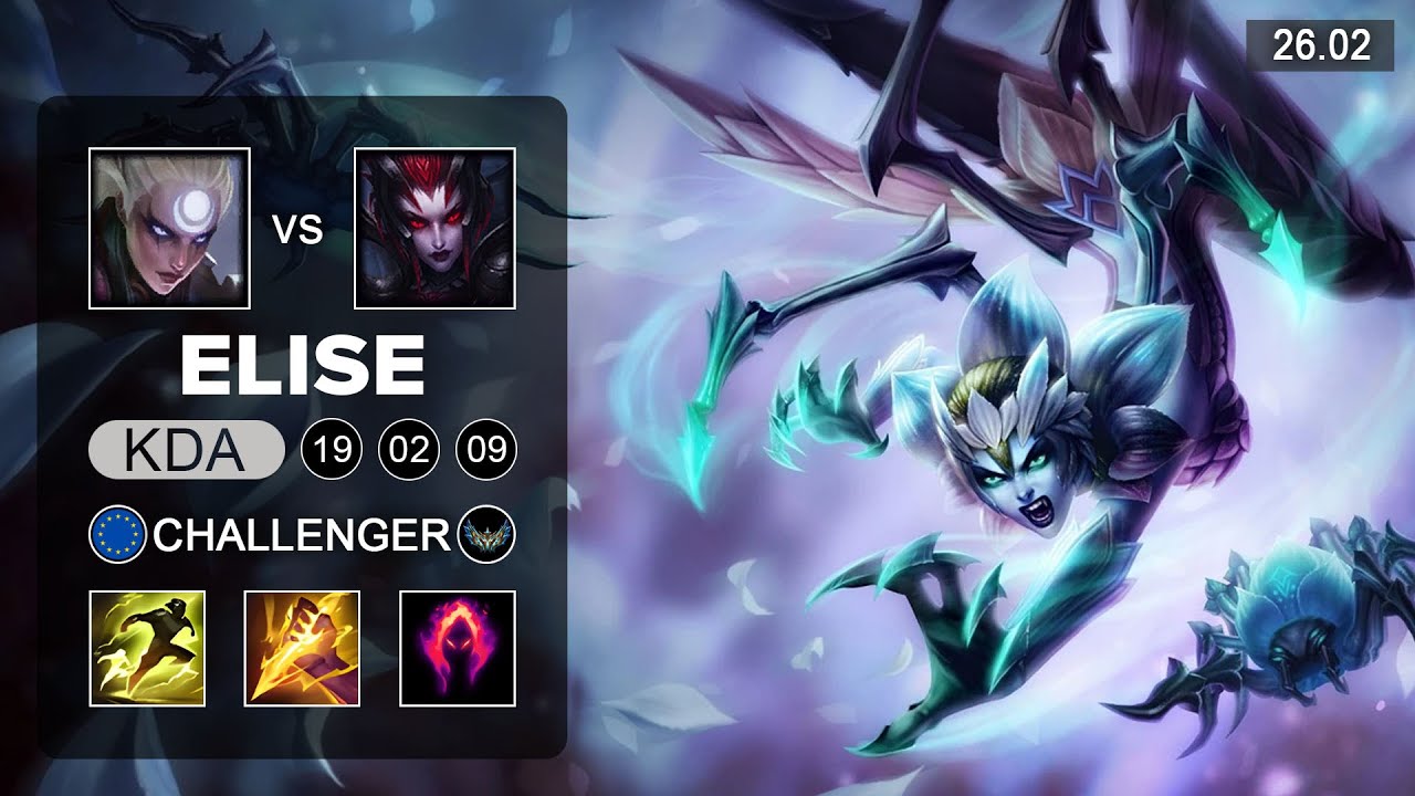 Elise vs Diana Jungle - EUW Challenger - Patch 26.02 Season 16