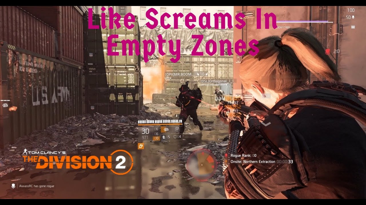 The Division 2 TU18.3 Like Screams In Empty Zones(UB-Vigilance). Dark Zone PvP