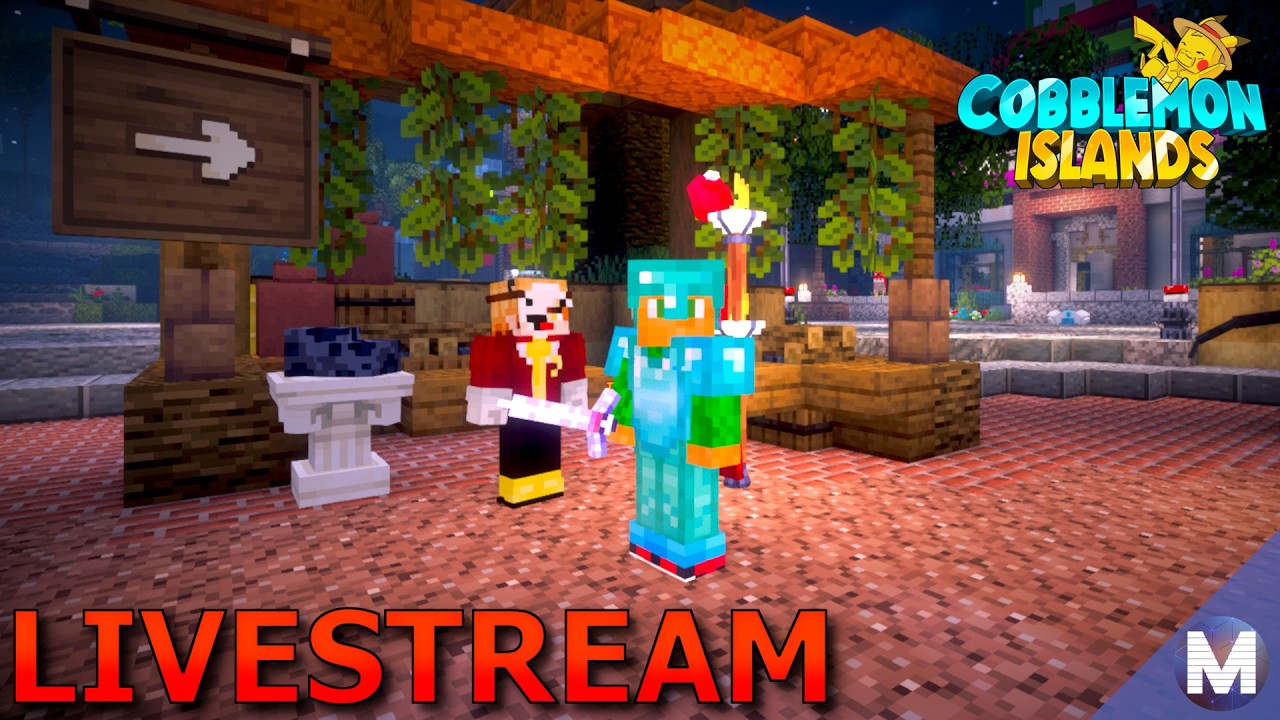 Inwazja Deoxys! Event w Minecraft Cobblemon Island! ZAPRASZAM LIVE #519