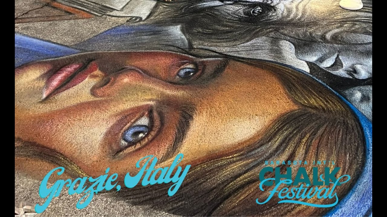 Grazie Madonnari competition in Curtatone, a town in Italy&rsquo;s Mantua province