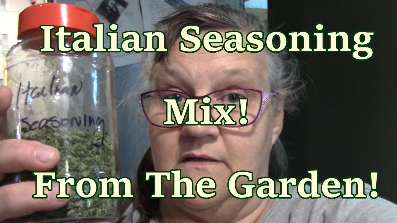 Italian Seasoning With Herbs From The Garden