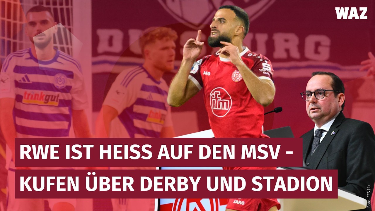 Rot-Weiss Essen vor dem Derby gegen den MSV: Essens OB Kufen - 