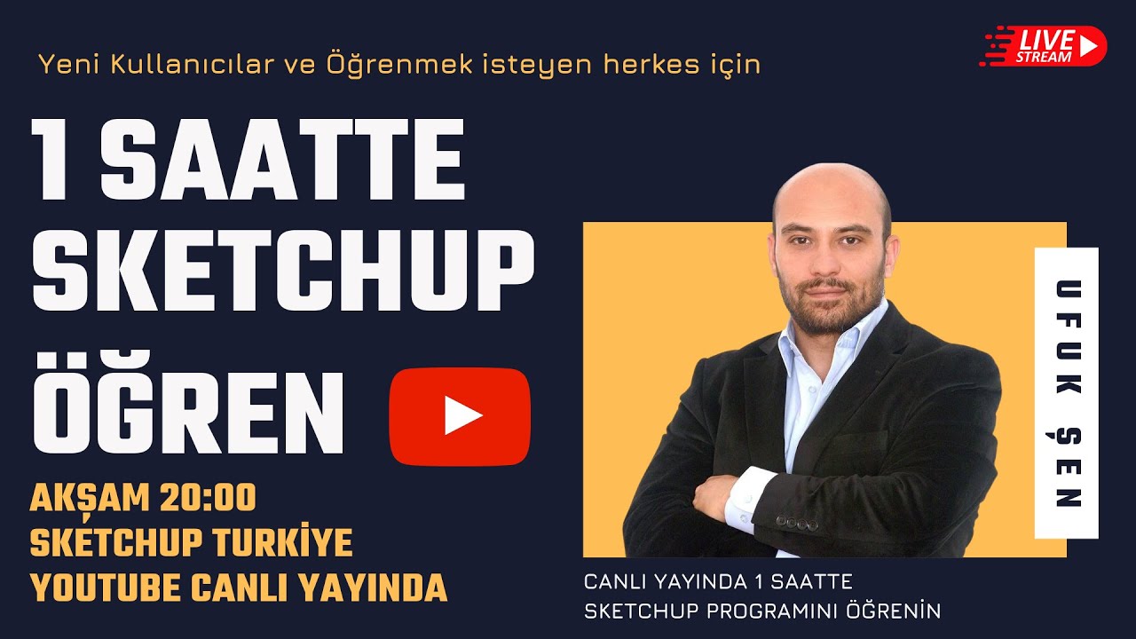 Tam 1 satte Sketchup Öğrenin - Herkes için Sketchup