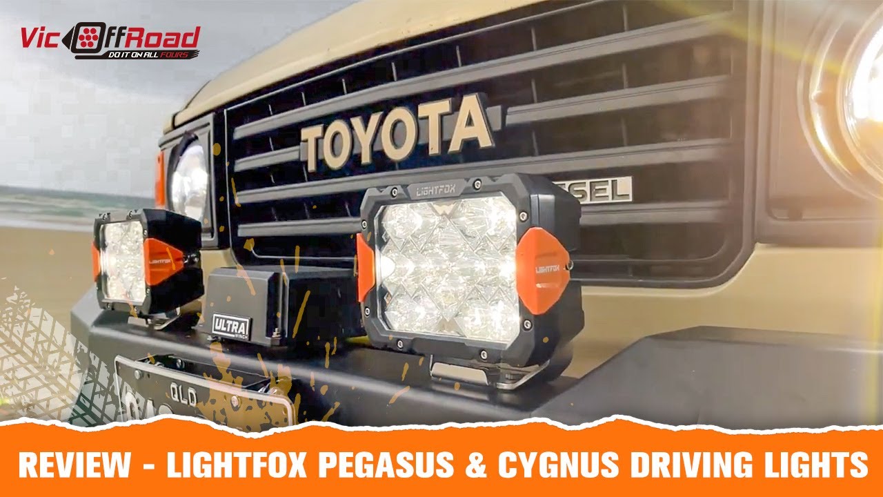 LIGHTFOX Pegasus & Cygnus Driving Lights Intro, Performance Test & Review