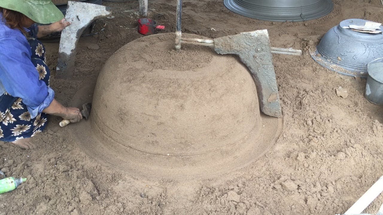 Construction Technology Traditional - Make A Concrete Pot Extreme Easy With Simple Tools